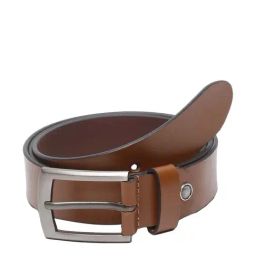 Teakwood Leathers Brown Leather Waist Belt for Men-image-84