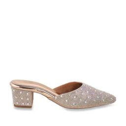 Princess by Metro Women's Rose Gold Mule Shoes-image-15