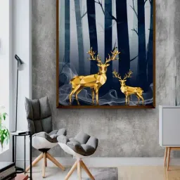 The Art House Abstract Multicolor Canvas Painting-image-6