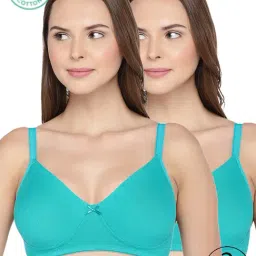 Inner Sense Green Full Coverage T-Shirt Bra - Pack of 2-image-54