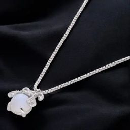 crash.club By CKC 925 Silver Pink Pearl Penguin Pendant-image-88