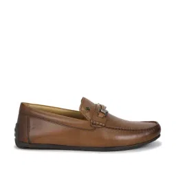 Louis Philippe Men's Brown Formal Loafers-image-82