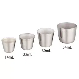 AS ONE Stainless Steel Sample Cup Mini Size, 4-1361-12 (Pack of 10)-picture-42