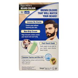 Bigen Set Of 3 Beard Colour- Natural Brown B 104- 40g Each image 3