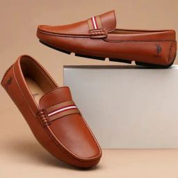 U.S. Polo Assn. Men's Tan Casual Loafers-image-95