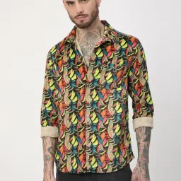 VASTRADO Core Fashion Multi Regular Fit Printed Shirt-image-48