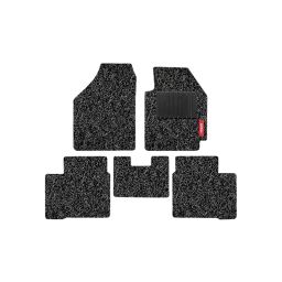 Elegant PVC Grass Black Carpet Car Mat Compatible With Tata Punch-image-97