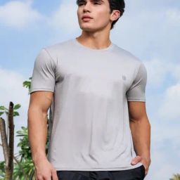 DOMIN8 Blue Relaxed Fit Printed T-Shirt-image-88