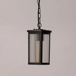 Whispering Homes Isabella Hanging Light - Black-image-5