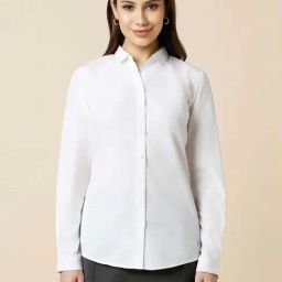 Allen Solly White Regular Fit Formal Shirt-picture-14