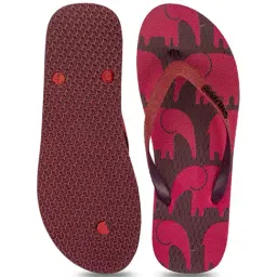 Chupps Women's Red Flip Flops image 5