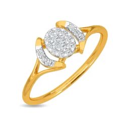 Kisna Diamond & Gold Jewellery Eileen 14k (585) Diamond & Gold Ring For Women-picture-32
