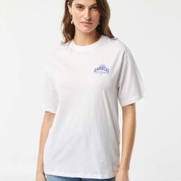 KIABI Women Typography Printed Pure Cotton Pockets T-shirt-image-75