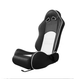 ASE Gaming Turbo Racing Seats 180 Degree Reclining (White & Black)-image-71