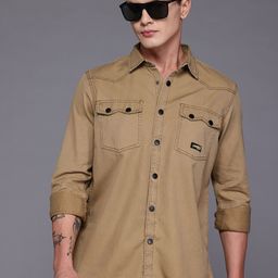 Ducati Pocket Detail Pure Cotton Casual Shirt-image-8