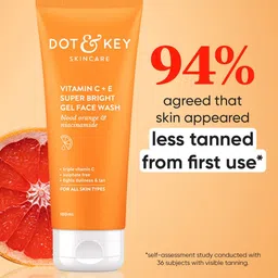 DOT & KEY Set Of 2 Vitamin C & E Super Bright Gel Facewash - 100ml Each image 4