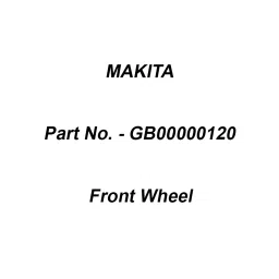 Makita Front Wheel Suitable For DLM330, Part No GB00000120-image-67