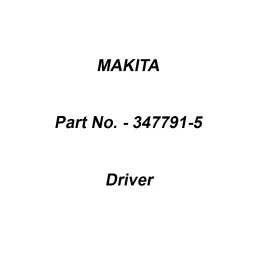 Makita Driver Suitable For FN001G, Part No 347791-5-72