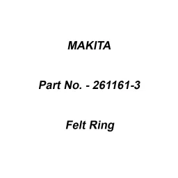 Makita Felt Ring Size 8 mm Suitable For BV4500118, Part No 261161-3-26