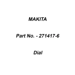 Makita Dial Size 28 mm Suitable For 9227C, Part No 271417-6-0