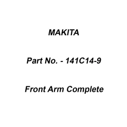Makita Front Arm Complete Suitable For LS003G, Part No 141C14-9-image-86
