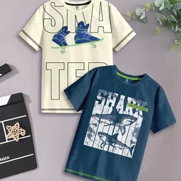 CODEZ Boys 2 Pure Cotton T-shirt-image-35