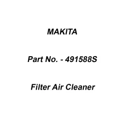 Makita Filter Air Cleaner Suitable For 122T02, Part No 491588S-22