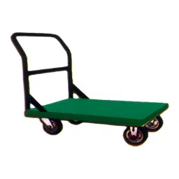 RB 300 Kg 3x2 ft Single Upright Push Manual Platform Trolley, RB-208-image-4