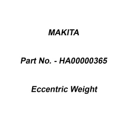 Makita Eccentric Weight Suitable For VR003C, Part No HA00000365-29