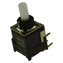 NKK SWITCHES SWITCH, PUSHBUTTON, NON-ILLUMINATED, SPDT, 0.1A, 28VAC, BB16AH-picture-43