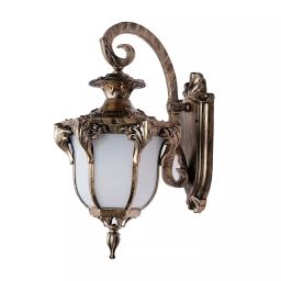 Fos Lighting Victorian Outdoor Wall Sconce Light Gold Antique Finish 40 W-picture-7