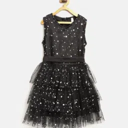 Stylestone Kids Black Embellished Dress-picture-43