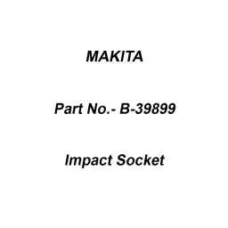 Makita Impact Socket Size 7 mm for 3/8 inch Anvil, Part No B-39899-34