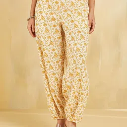 Fabindia Women Floral Printed Loose Fit Cotton Salwar-picture-42