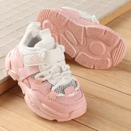 Babyoye Velcro Closure Sneaker - Pink-picture-11