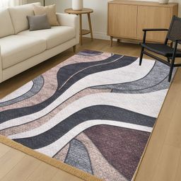 RRC Polyester Soft & Durable Carpet - Multicolor-41