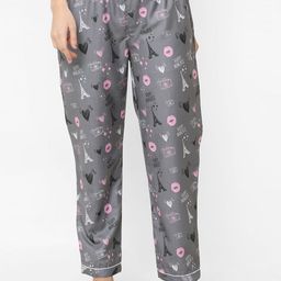 ETC Printed Straight-Leg Mid-Rise Lounge Pants-image-86