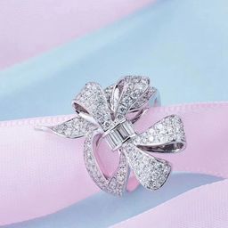 Designs & You Silver-Plated American Diamond Stone Studded Finger Ring-18