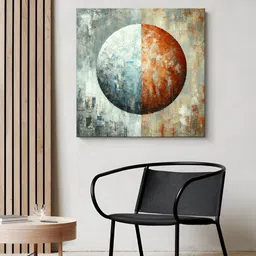 999Store Grey & Brown 1 Piece Wood Abstract Wall Paintings-image-68