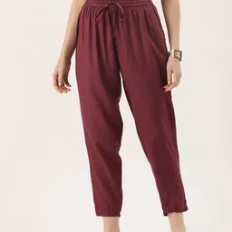 AMUKTI Women Pencil Solid Trousers-image-56