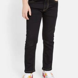 Octave Kids Black Solid Jeans-image-80