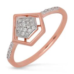Malabar Gold and Diamonds 18k IGI Certified Diamond Rose Gold Ring for Women-picture-11