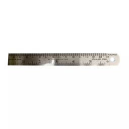 Simple Stainless Steel Scale 15 cm (6 Inch) for Personal & Professional Use (Pack of 600)-image-23