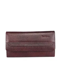 Genwayne Brown Solid Wallet for Women-image-39