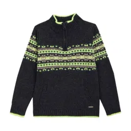 Blue Giraffe Kids Multicolor Cotton Printed Sweater-picture-45