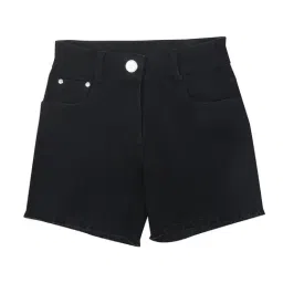 Tiny Girl Black Solid Denim Shorts-image-15