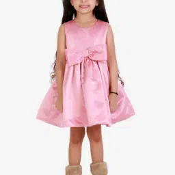 KidsDew Mauve Applique Dress-image-61