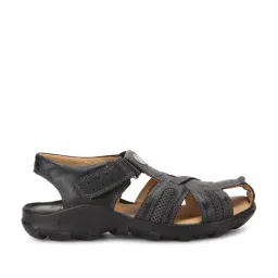 Red Chief Men's Black Fisherman Sandals-image-38