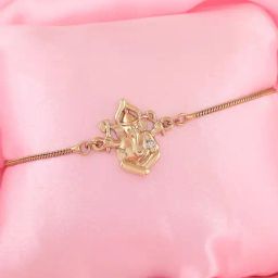 Estele Gold-Plated Sacred Ganapati Bracelet for Women-image-41
