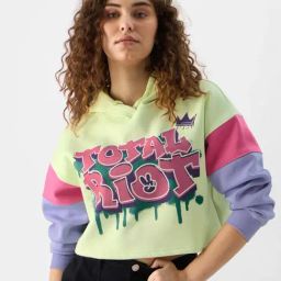 The Souled Store Green Printed Sweatshirt-image-78